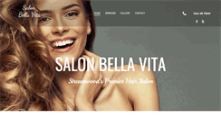Desktop Screenshot of mysalonbellavita.com